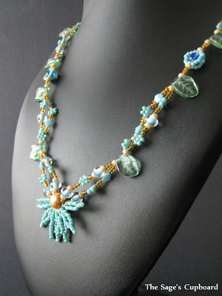 Blue Lotus Necklace