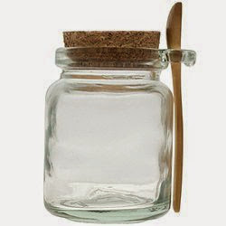  8oz Glass Jar with Spoon