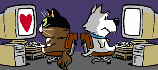 Gif cão e gato