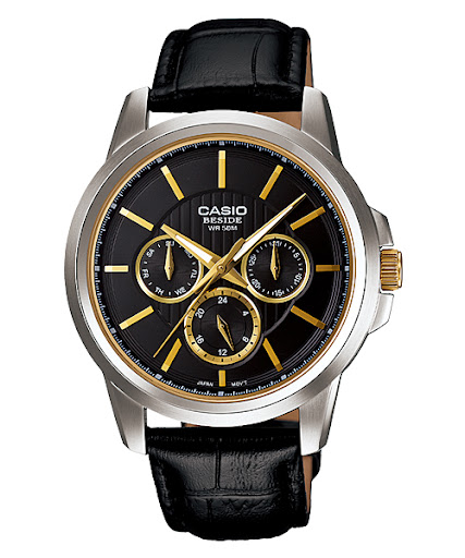 casio beside chronograph wr50m