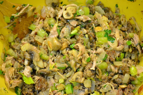 Over at Julie's: My World Famous Stuffing