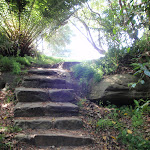 Steps between Milk Beach and Strickland House (253568)