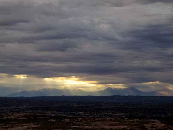 Sunrise over the La Sals