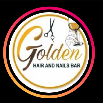 Golden Hair & Nails bar logo