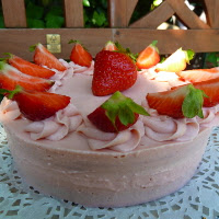 Erdbeer-Trüffel-Torte