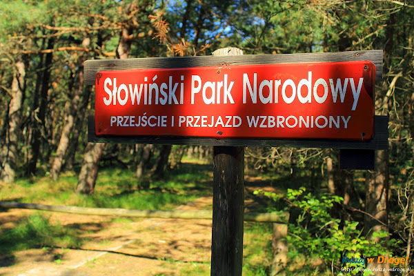 Płatne wejście do Słowińskiego Parku Narodowego
