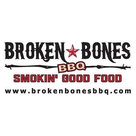 Broken Bones Smokin' Good Barbecue logo