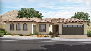 Pinehurst floor plan New Homes in Vision Collection by Lennar Homes in Layton Lakes Gilbert AZ 85297
