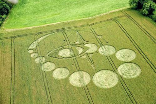 Quetzalcoatl Crop Circle At Picked Hill Wiltshire 9Th July 2012
