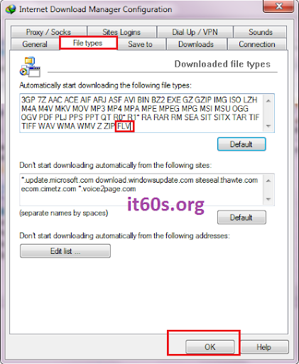 Thủ thuật thêm các định dạng file vào IDM để download 4