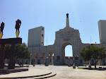 The LA Coliseum!  Site of the Olympics as well as...USC's home stadium.