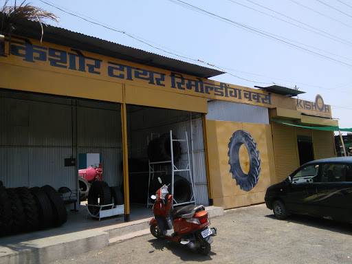 Kishor Tyre Remoulding Works, Tembhurni - Karkamb - Pandharpur Rd, June Pat, Pandharpur, Maharashtra 413304, India, Mobile_Phone_Repair_Shop, state MH