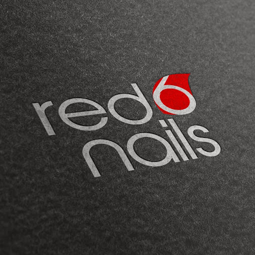 Red 6 Nails Salon logo