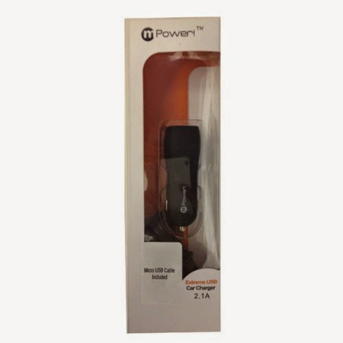  mWorks mPower Extreme 1 amp Single Port USB Car Charger with Micro-USB Cable (Black)
