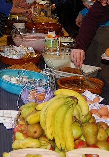 Ontbijtbuffet van vorig jaar
