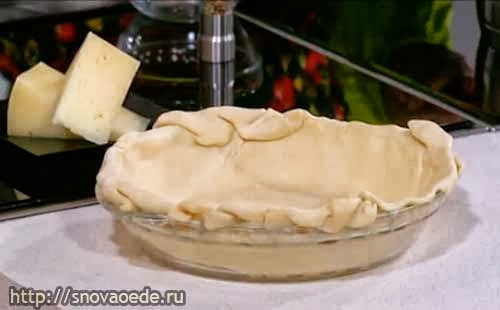 луковый пирог с сыром