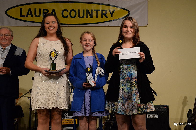 Junior 16 and Under 1st, 2nd and third Vocal Country