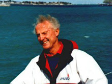 J/24 sailor Stuart Jardine from England sailing in Australia