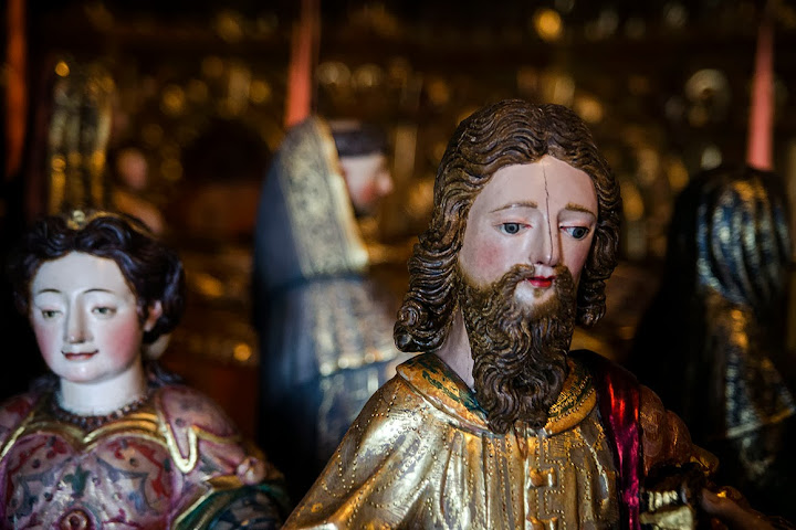 Os santos da capela do Museu de Lamego estão a sair dos seus nichos