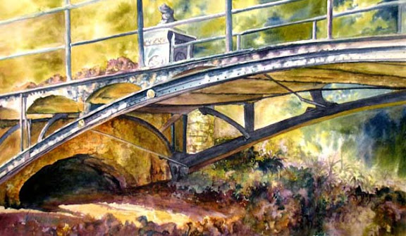 "Lafayette Bridge" by artist Linda Wilmes.