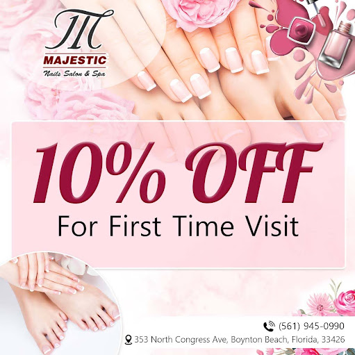 Majestic Nail Salon and Spa logo