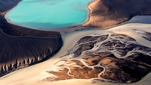 River Markarfljot Emptying Into a Lake, Iceland.jpg