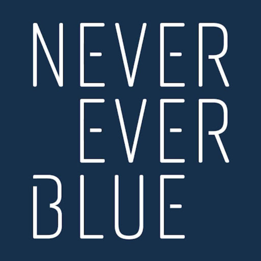 Never Ever Blue logo