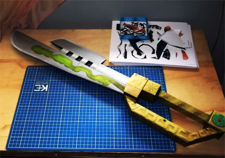 Kung Fu Panda Sword of Heroes Papercraft