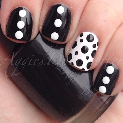 Aggies Do It Better: Black and white dots