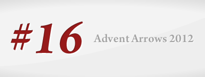 Advent Arrows 2012 #16