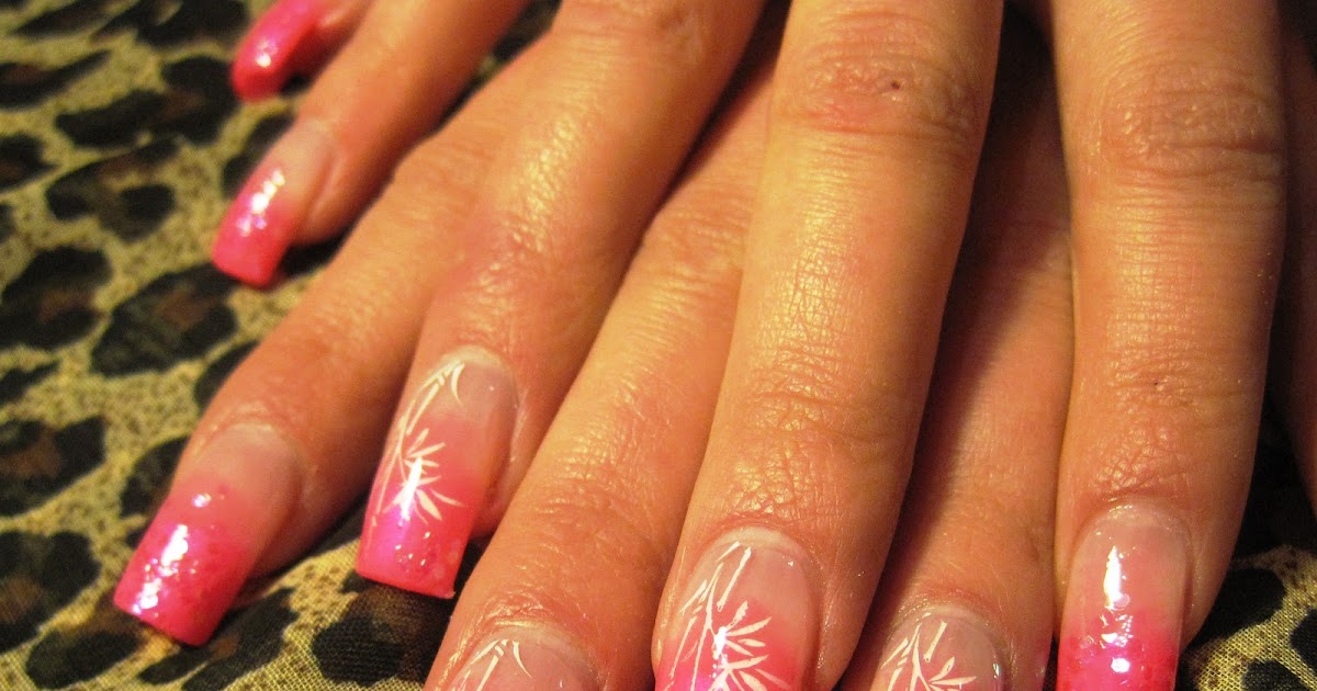 Hot Pink and Silver Foil Nail Art - wide 8
