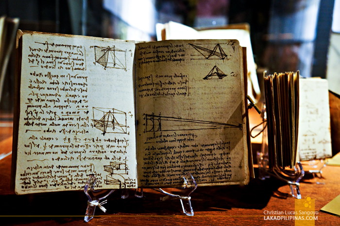 The Codices at The Mind Museum's Da Vinci The Genius Exhibit