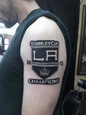 LA Kings Stanley Cup tattoos  Tattoos, King tattoos, Cup tattoo