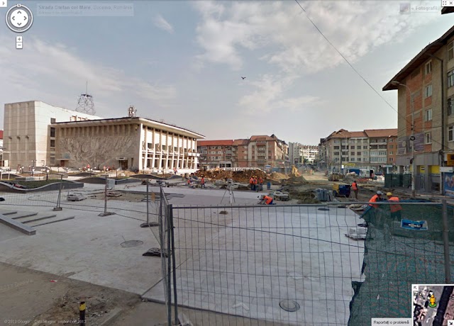 Centrul Sucevei, hidos şi în Google Street View