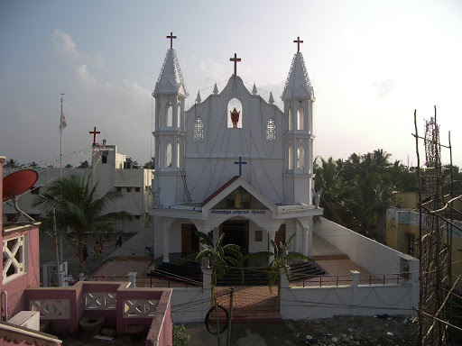All Saints Church, 29/44, 5th St, Raja Shanmuga Nagar, Tiruvottiyur, Chennai, Tamil Nadu 600019, India, Church, state TN