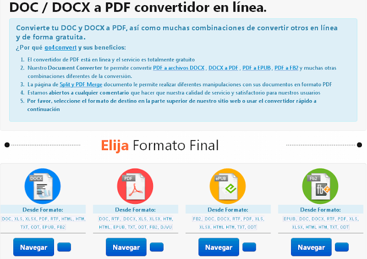 Un nuevo conversor de documentos online-Go4Convert Un nuevo conversor de documentos online-Go4Convert