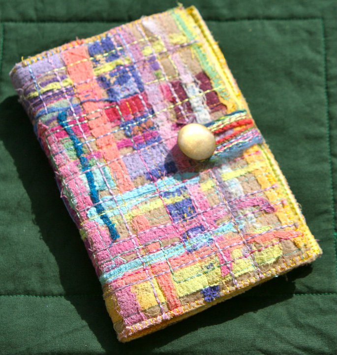 Make your own book cover - on our textile holiday