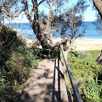 Steps and boardwalk to the beach (194201)