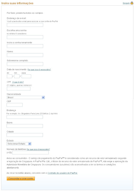 Blog de suporte : $$$ COMO CRIAR CONTA NO PAGSEGURO DA UOL E PAY PAL $$$, COMO CRIAR UMA CONTA NO PAGSEGURO E PAYPAL