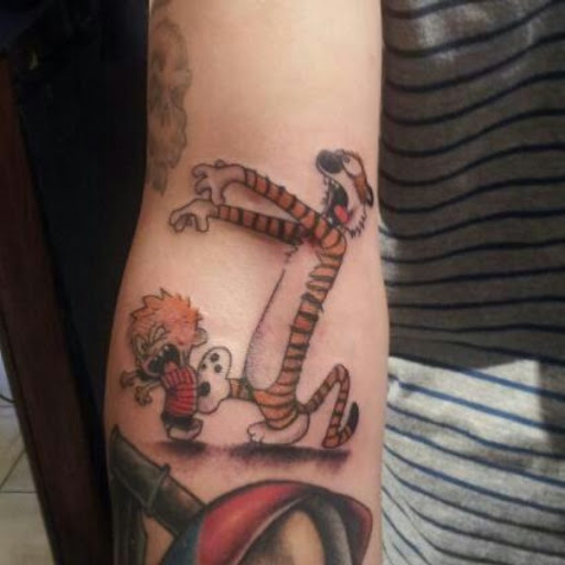 Calvin and Hobbes Tattoo