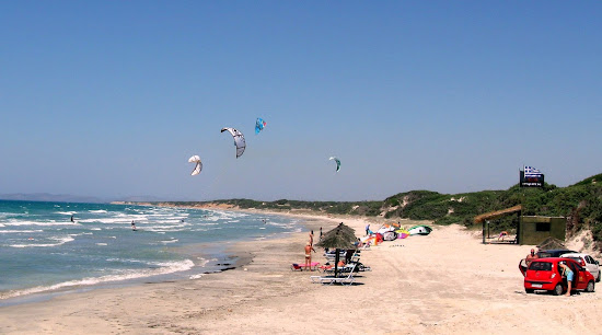 plaża kitesurfingowców - Kohilari Beach Kos