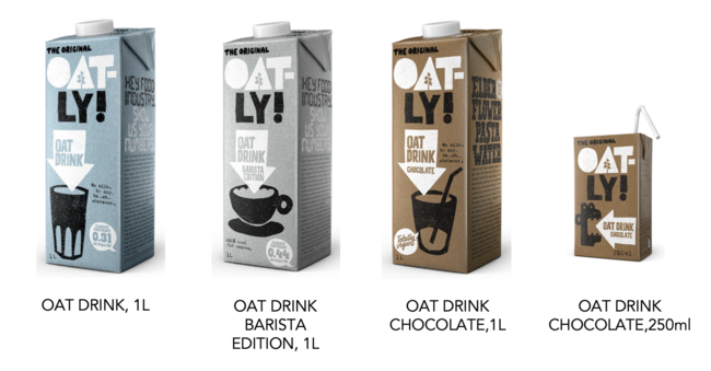 OATLY!（オートリ－）オーツミルク画像