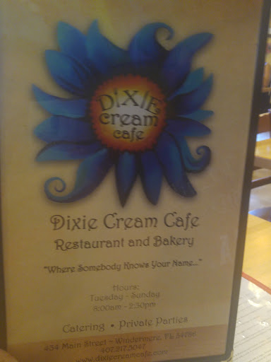 Breakfast Restaurant «Dixie Cream Cafe», reviews and photos, 434 Main St, Windermere, FL 34786, USA