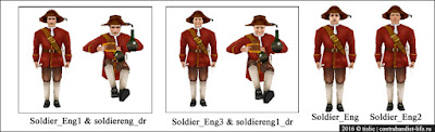 Английские солдаты