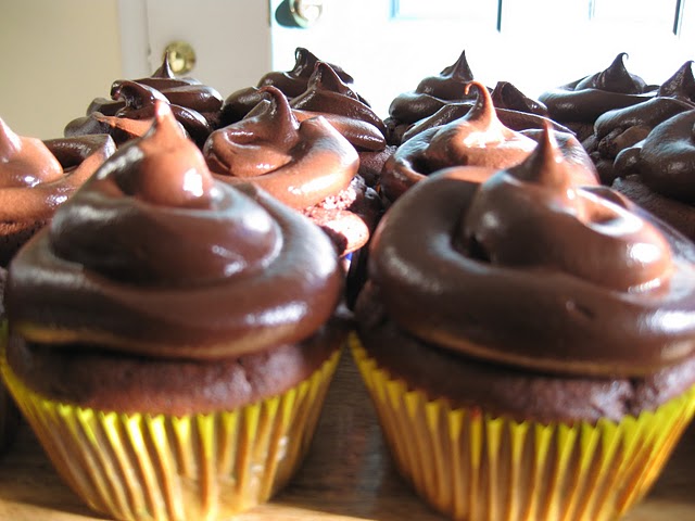 chocolate, chocolate cupcakes