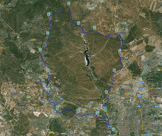 Vuelta al Pardo, sábado 25 de mayo de 2013 - Pincha para ver el mapa ampliado
