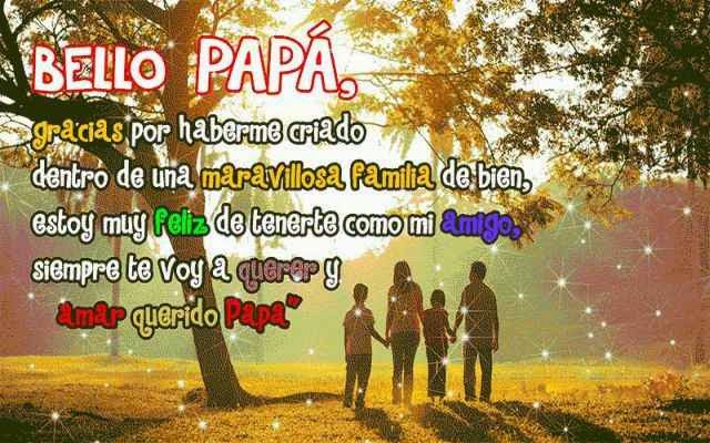 Los mas bellos pensamientos para el dia del padre para regalar