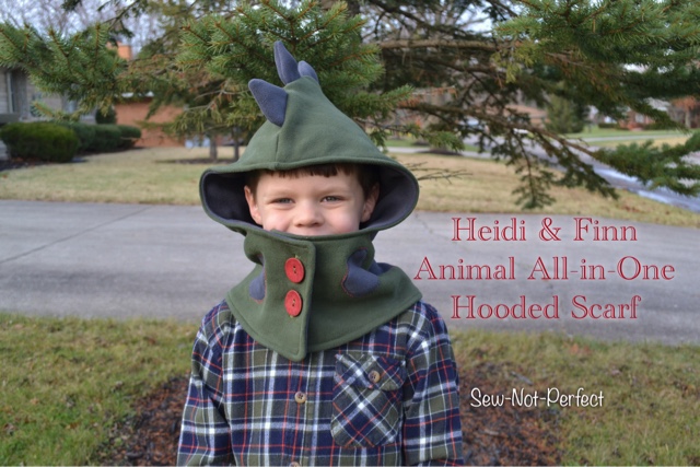 Hooded Scarf With Inner Lining PDF Sewing Pattern