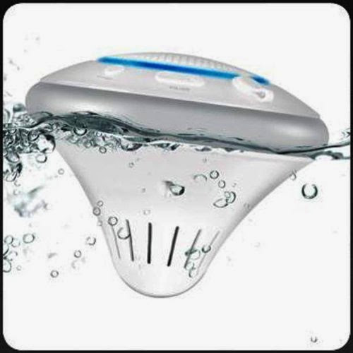  Lightahead® Bluetooth Water-Proof Floating Speaker for Mobile phone  &  other Bluetooth enabled Devices to play in your Swimming pool ponds etc (WHITE)