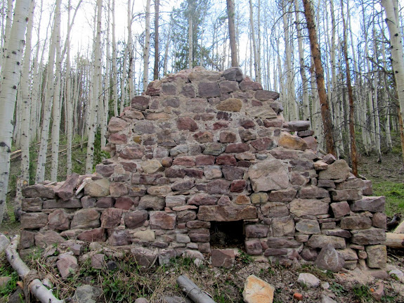 Ruins near an old sulfur mine